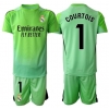 Camiseta Real Madrid Thibaut Courtois #1 Portero Segunda Equipación Replica 2025-26 para niños mangas cortas (+ Pantalones cortos) Camiseta Real Madrid Thibaut Courtois #1 Portero Segunda Equipación Replica 2025-26 para niños mangas cortas (+ Pantalones cortos)